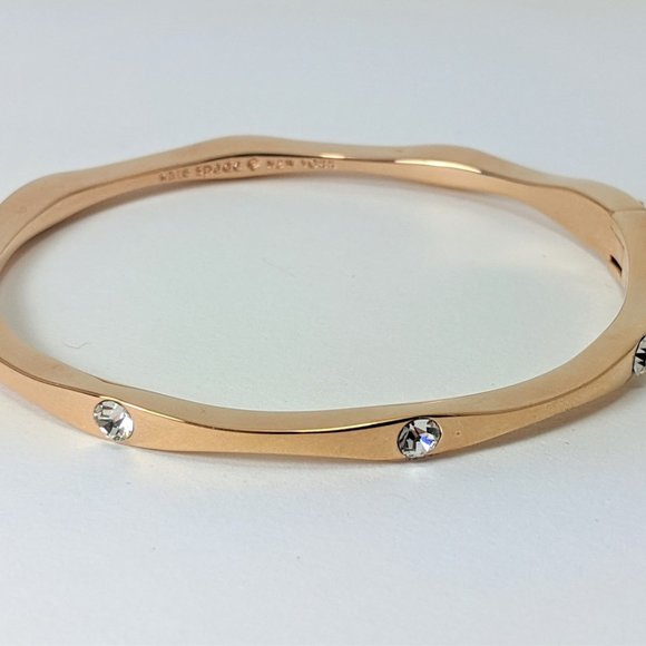 Kate Spade rose gold stone bangle - Picture 2 of 3